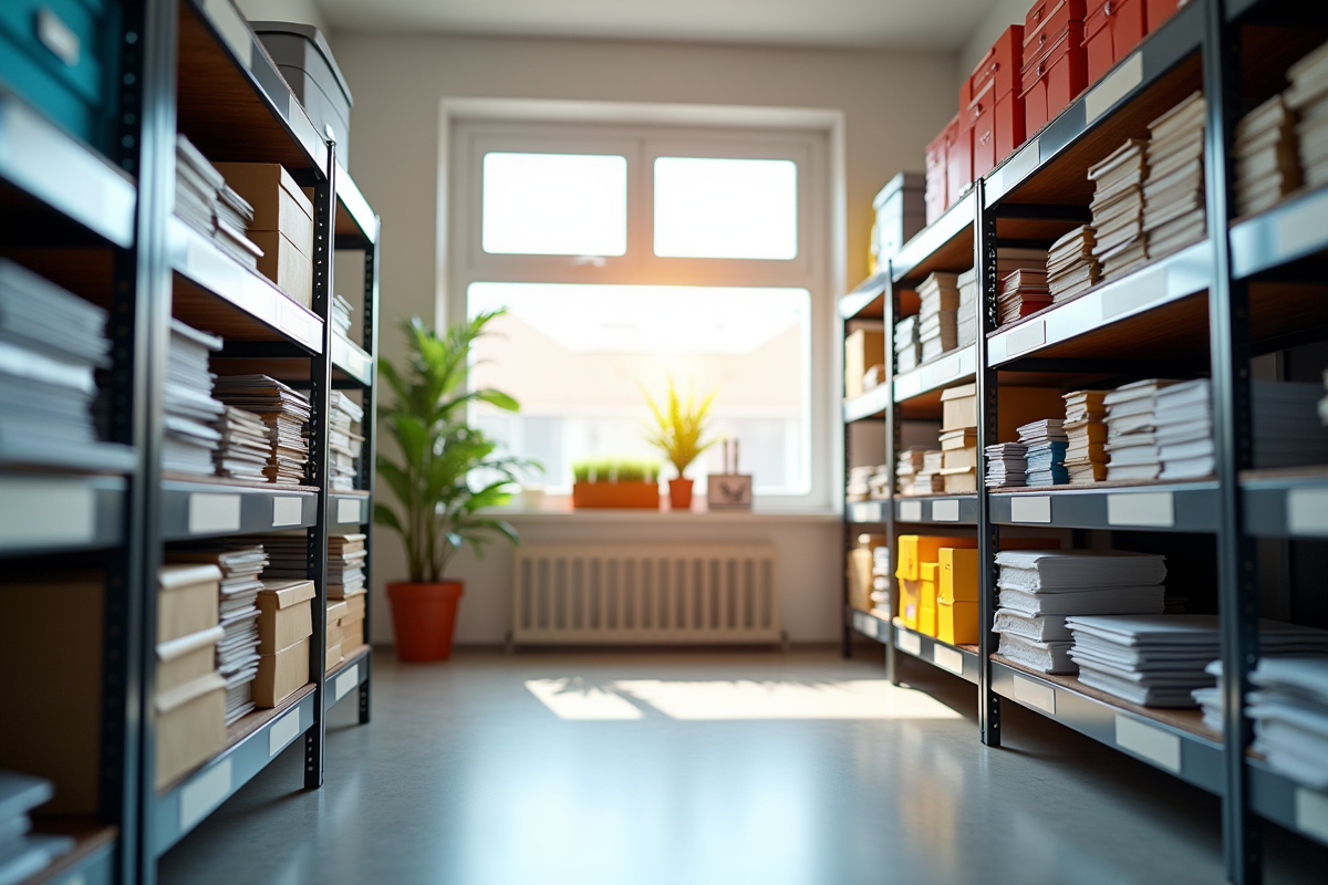 Gestion efficace des stocks de fournitures de bureau